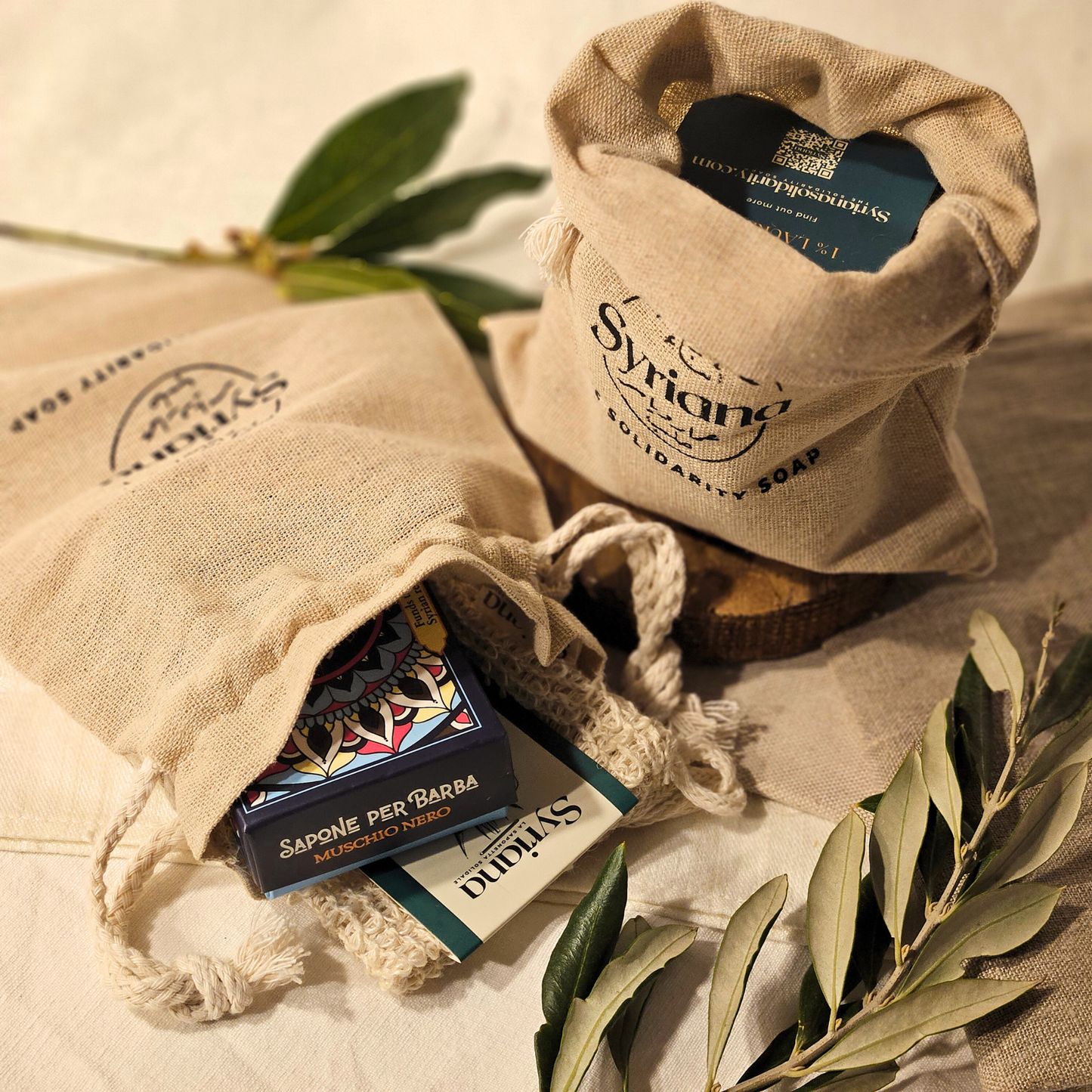 Syriana Linen bag for gift combinations