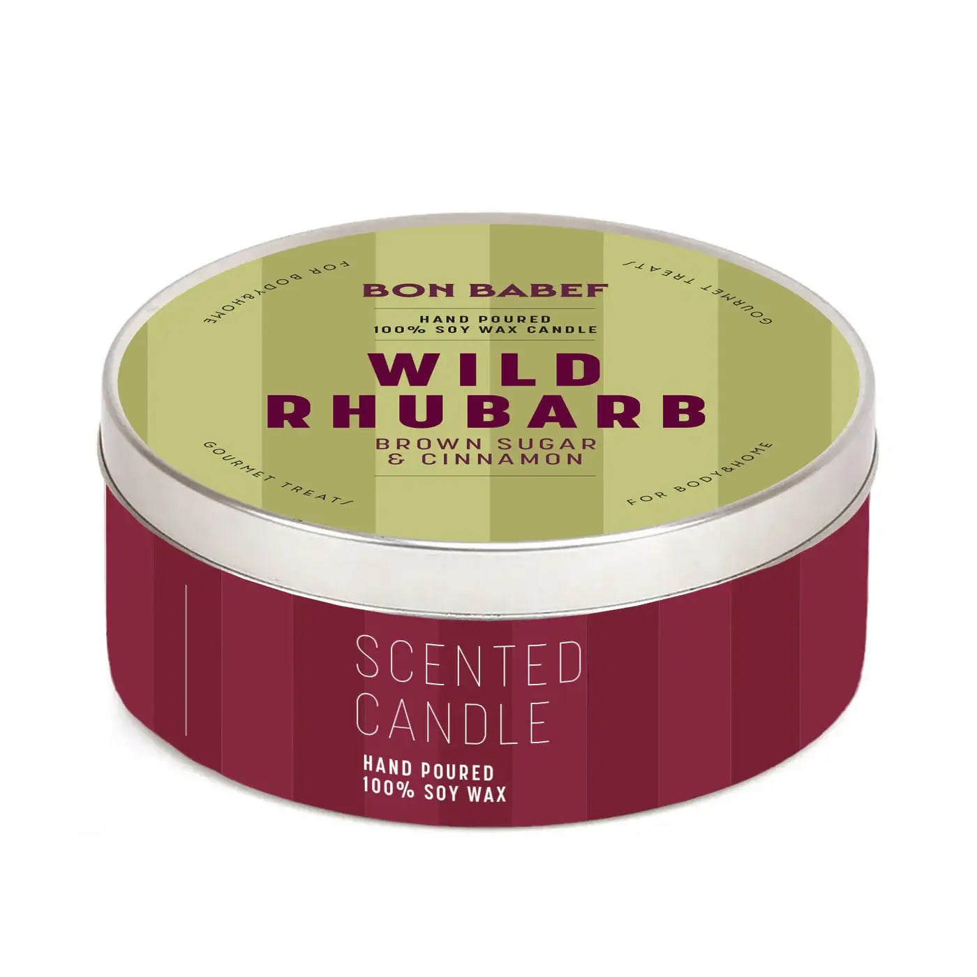 Scented Candle Wild Rubarb: Small - 75g