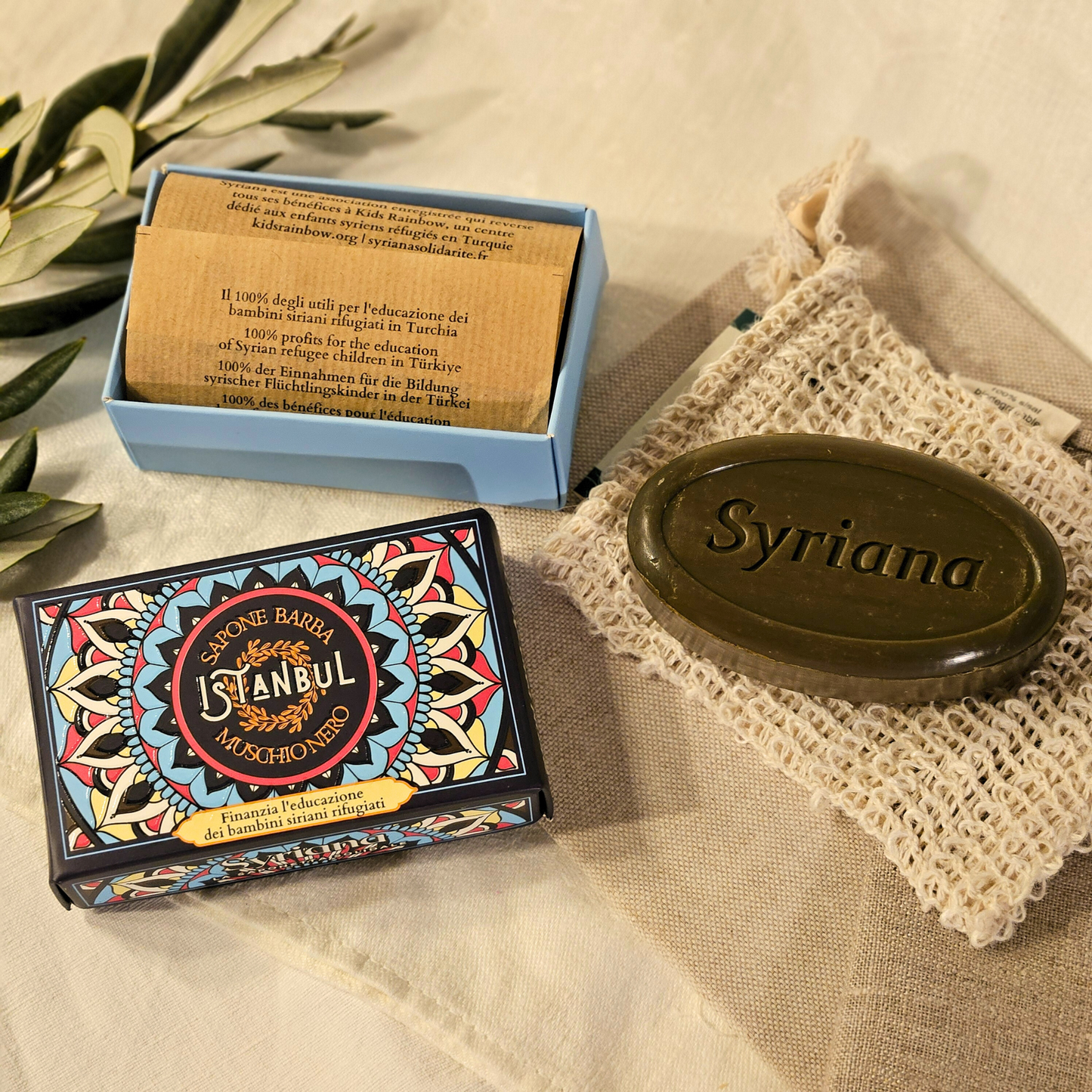 Orient Scent Aleppo Soap, Olive & Laurel : Istanbul (Black Musk)
