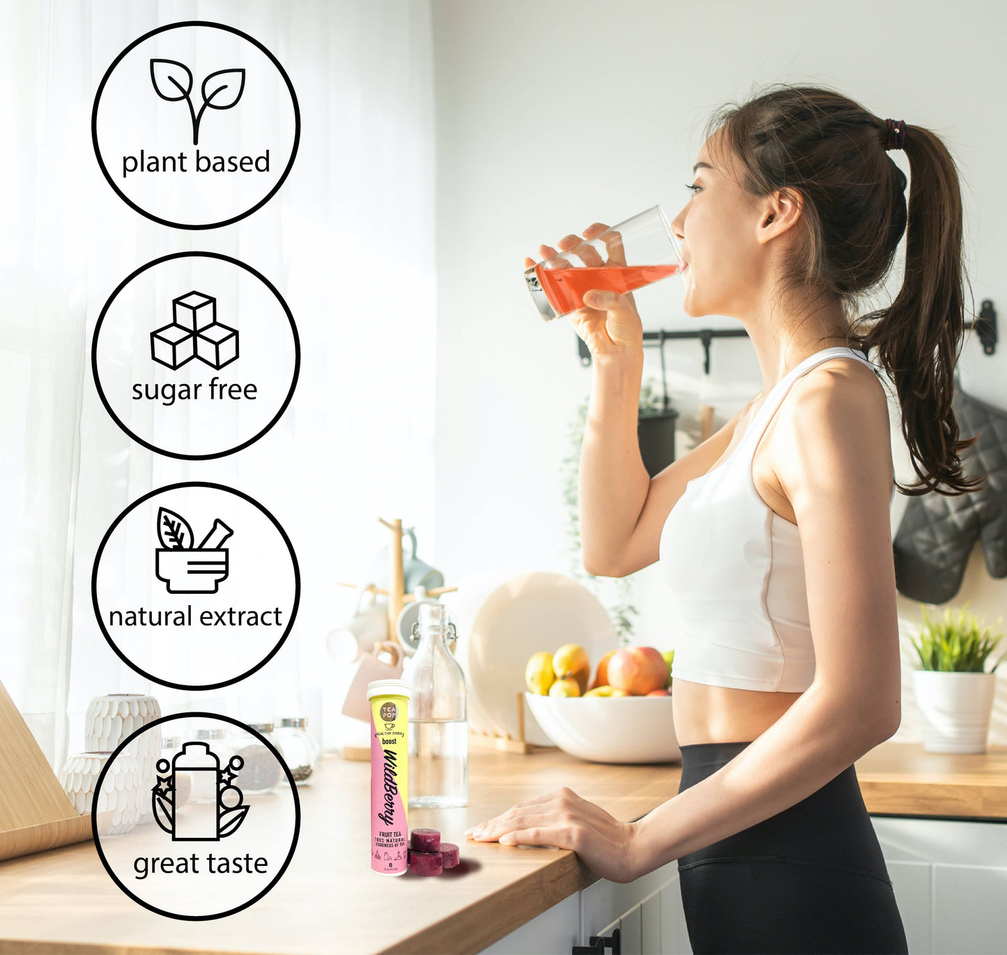 Lemon Ginger Tea-Pop Stick