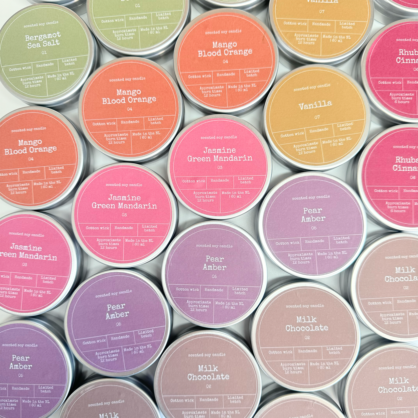 SOY WAX SCENTED CANDLE | BERGAMOT & SEA SALT: Small