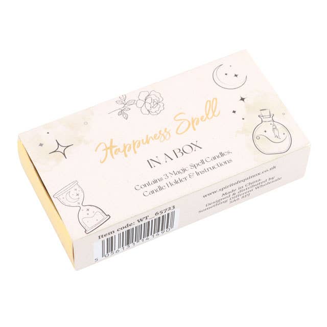 Magic Happiness Spell Candles in a Box