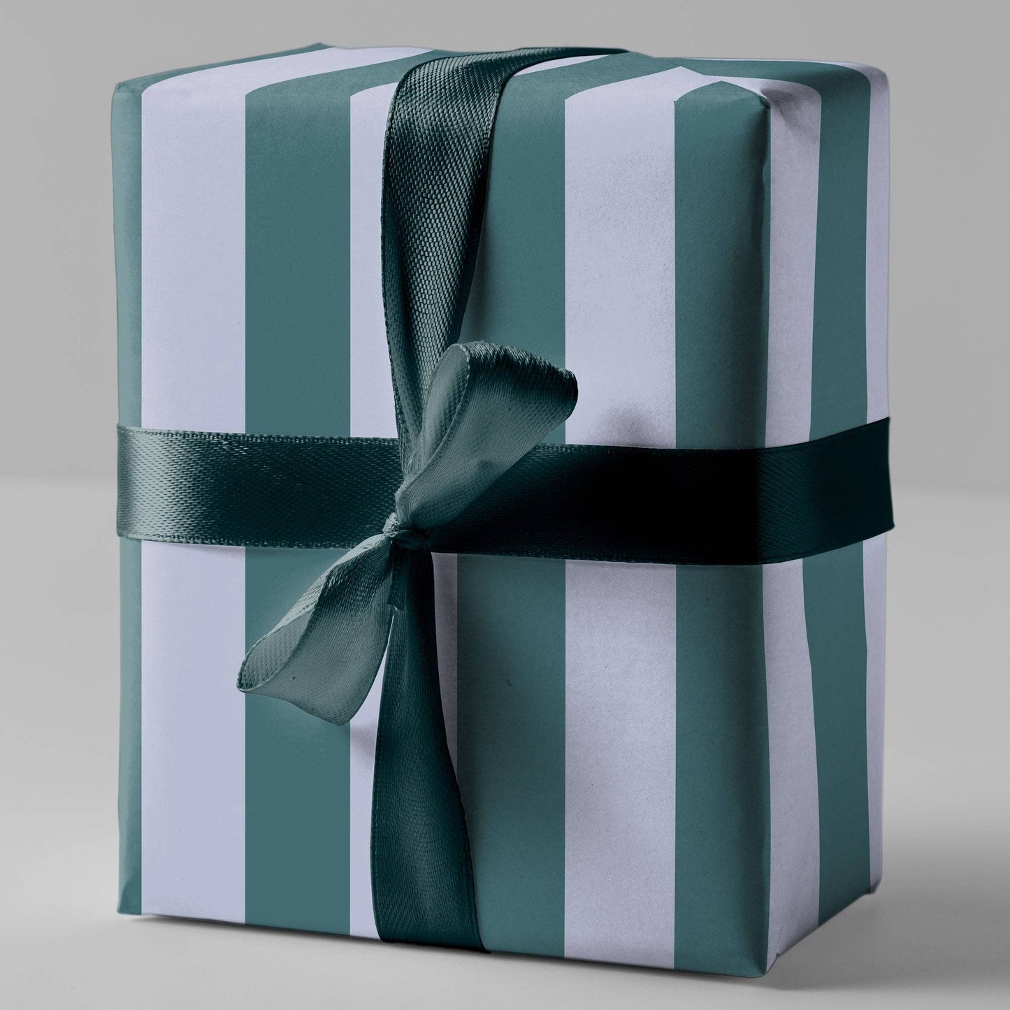 Gift wrapping paper - stripes - green/lilac - No. 246
