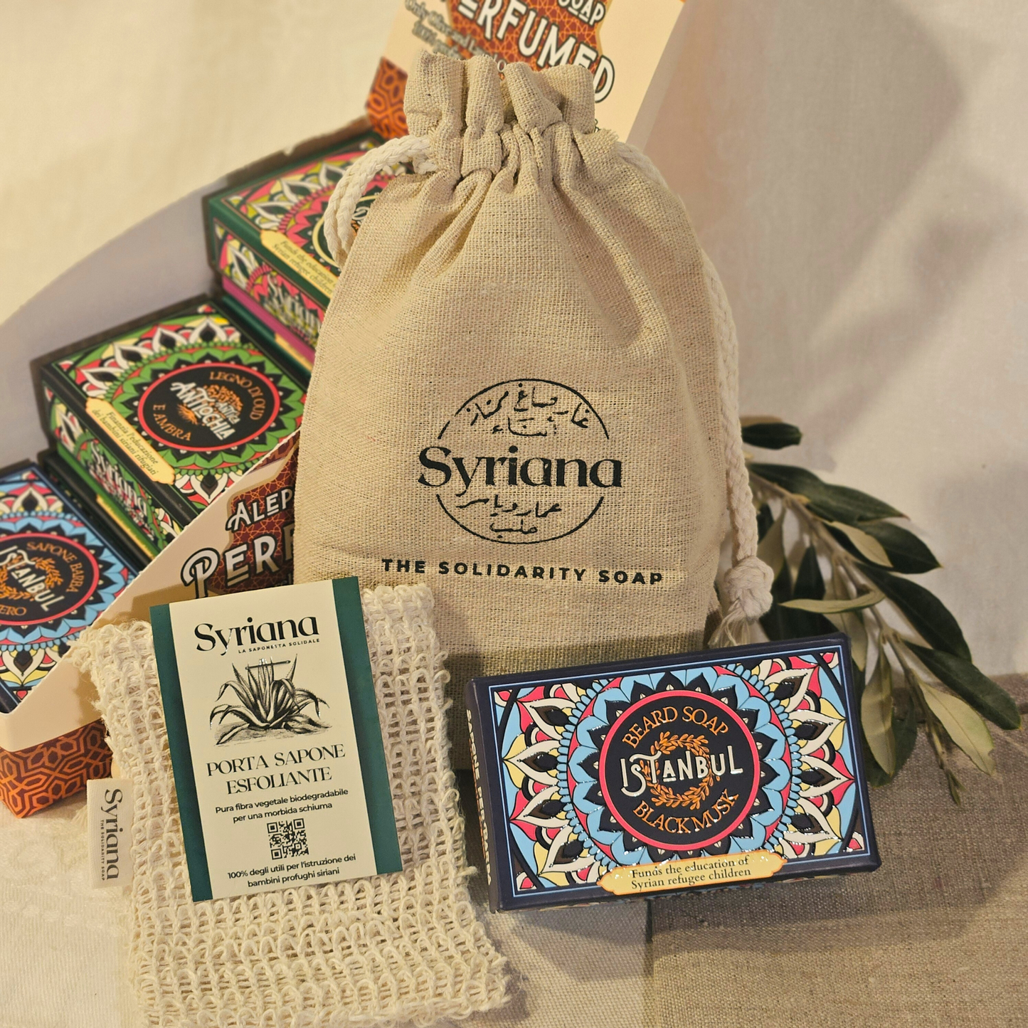 Orient Scent Aleppo Soap, Olive & Laurel : Istanbul (Black Musk)