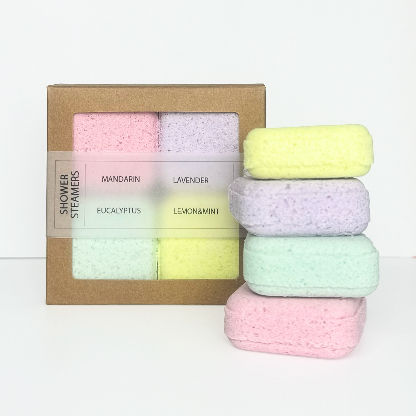 Natural Shower Steamers | Giftpack 4PCS | Multi | 240g
