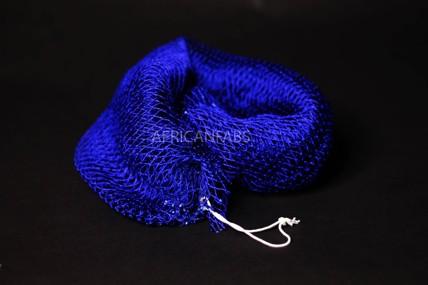 African net sponge / African exfoliating net / Sapo sponge - Blue