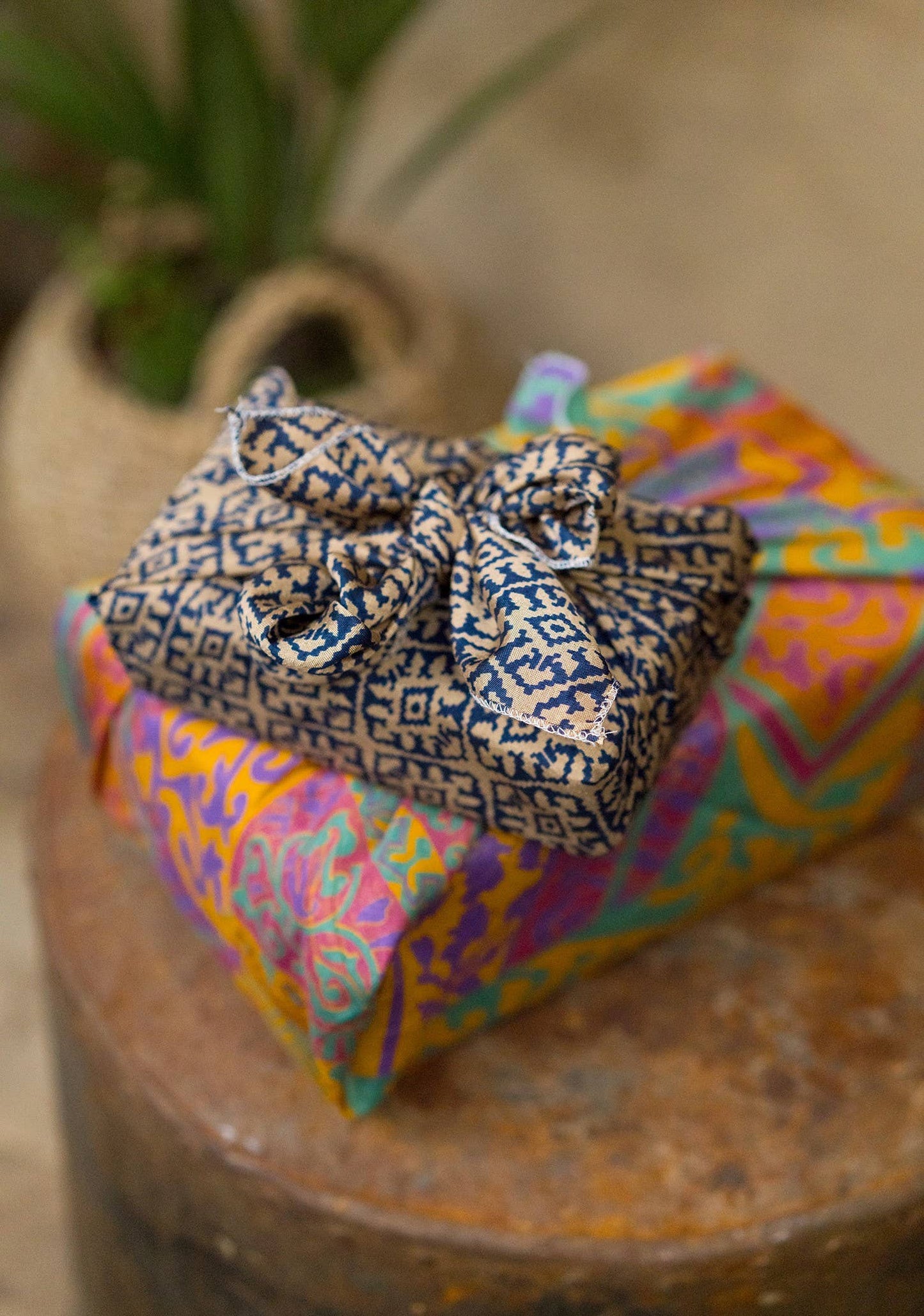 Recycled Sari Gift Wrap - 4 pack