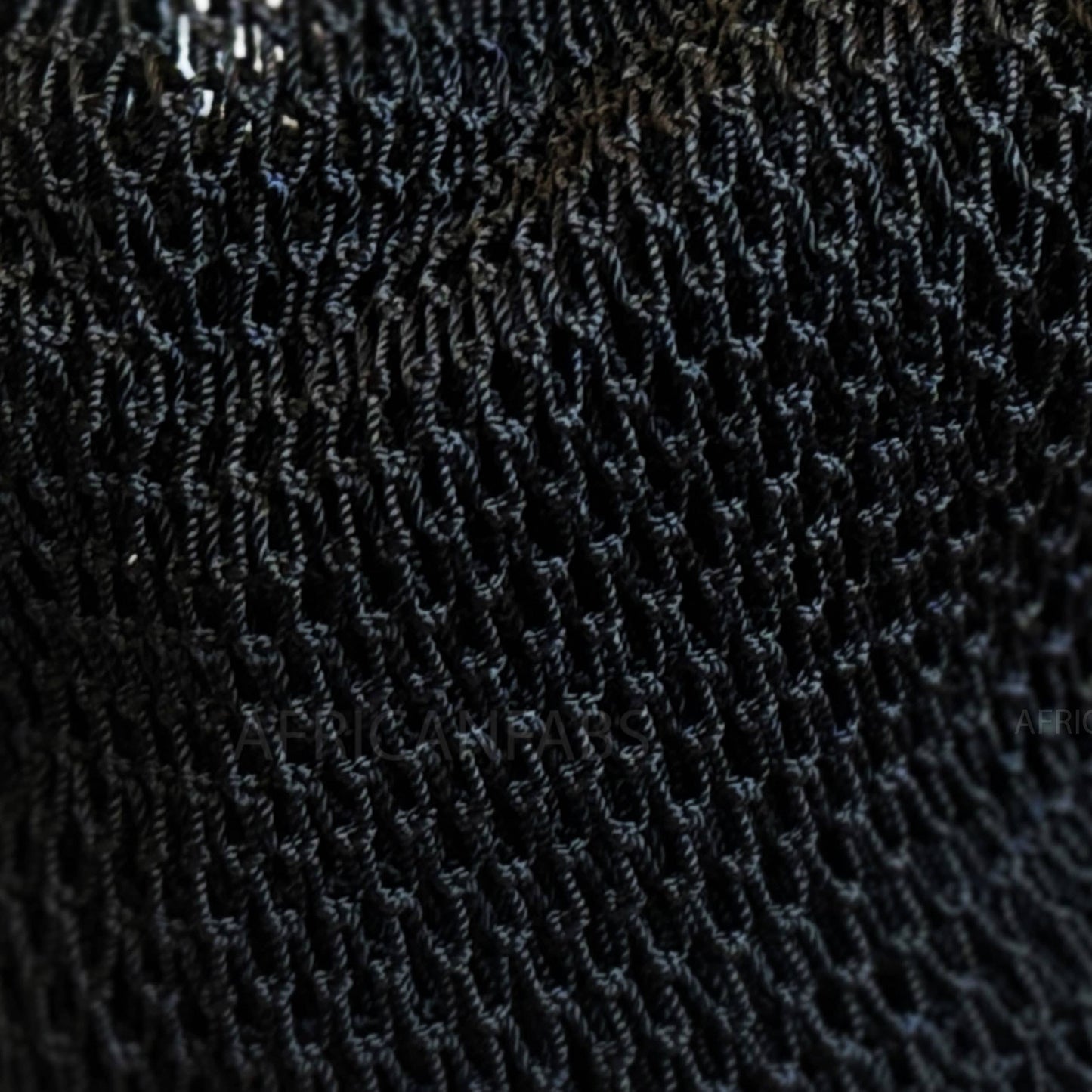 African net sponge / African exfoliating net / Sapo sponge - Black