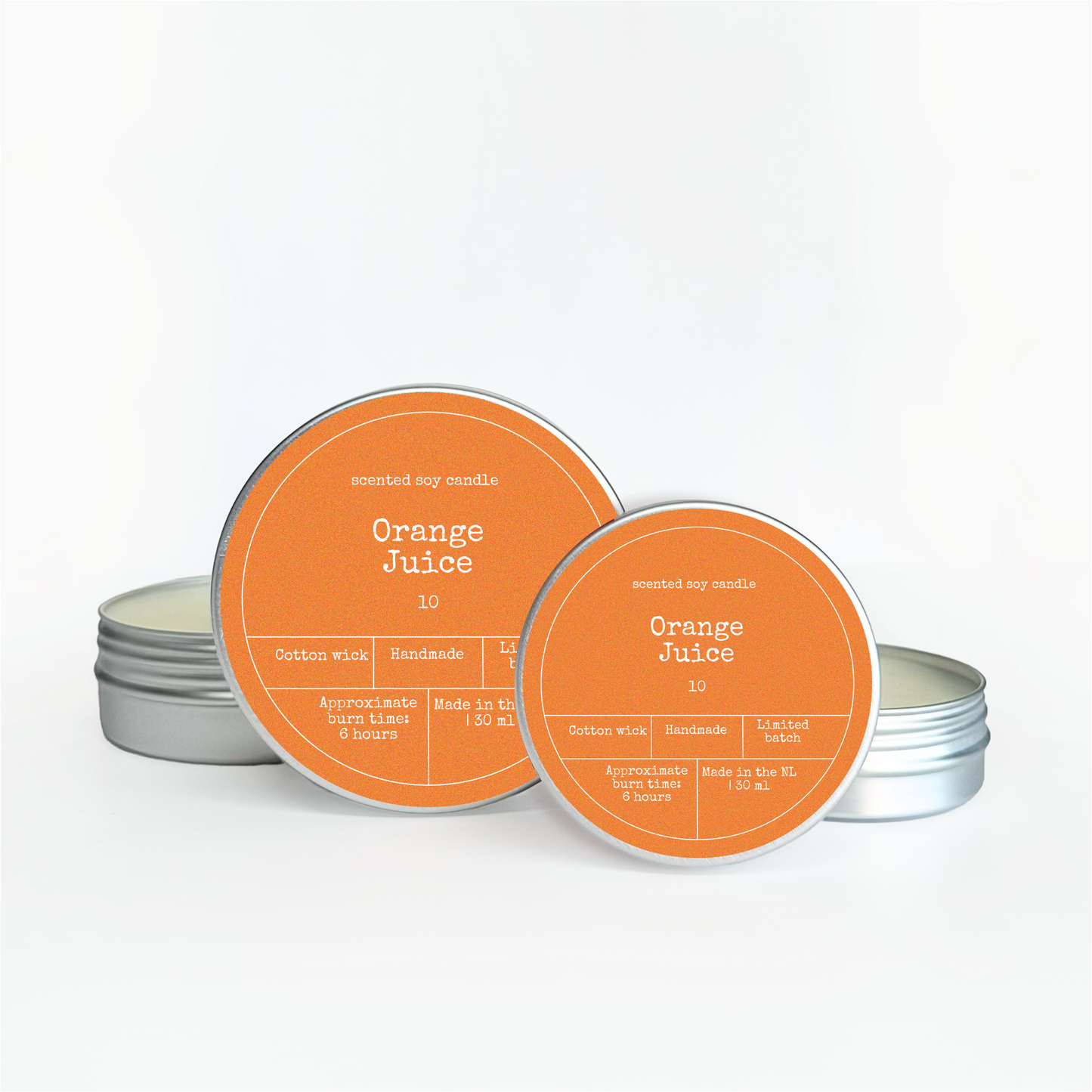 SOY WAX SCENTED CANDLE | Orange Juice: Small