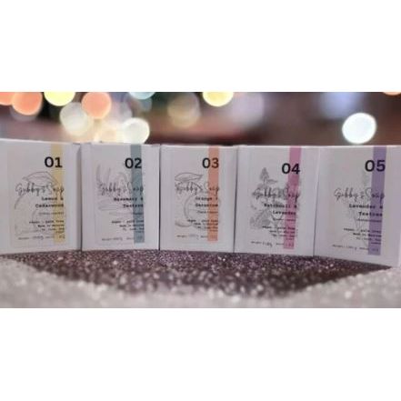Luxury Handmade Soap - Full set (5 large bars) Vegan & Palm free