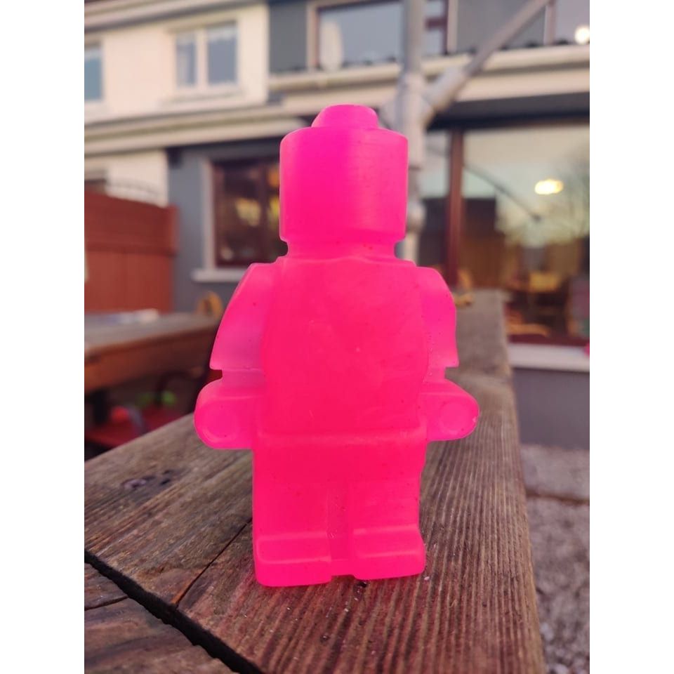 Vegan Kids Soap - Pink Block Man