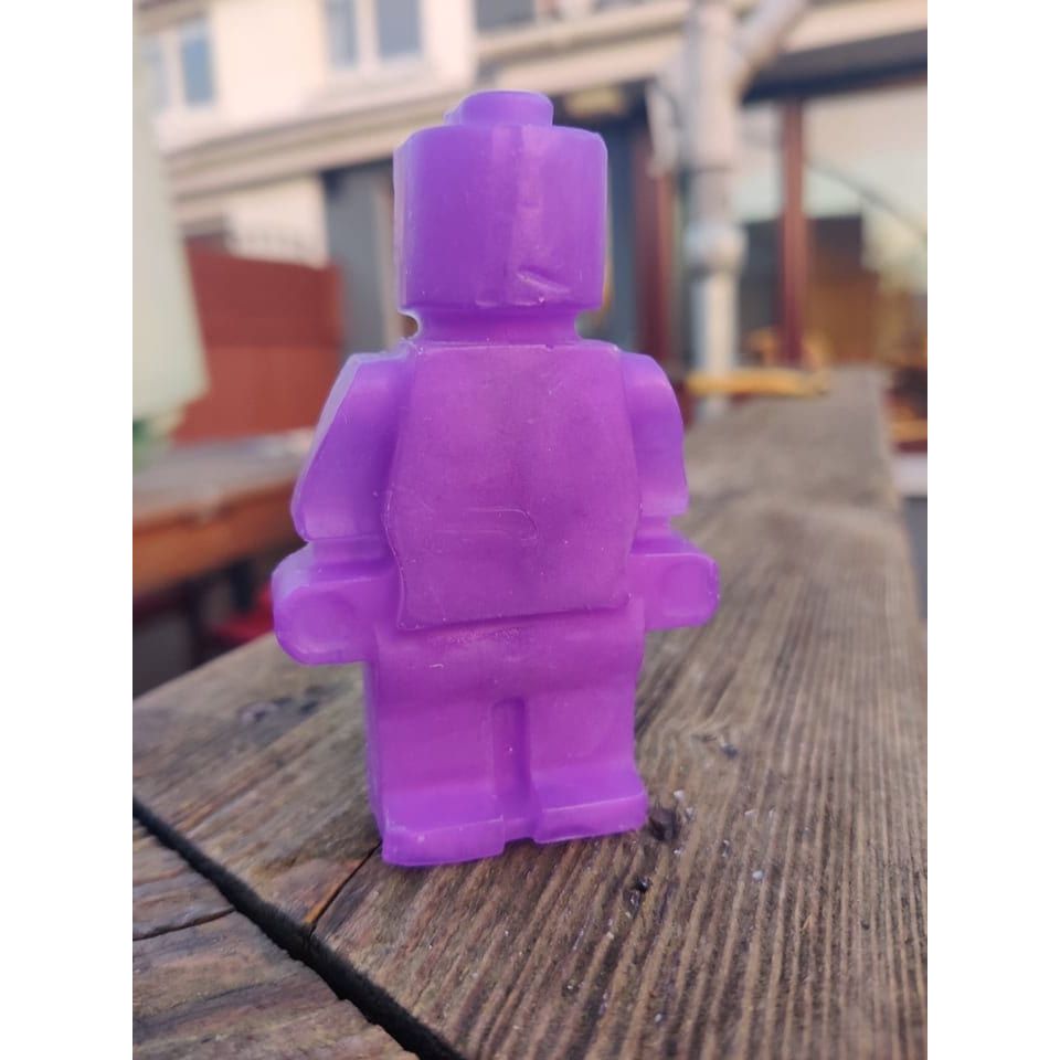 Vegan Kids Soap - Purple Block Man