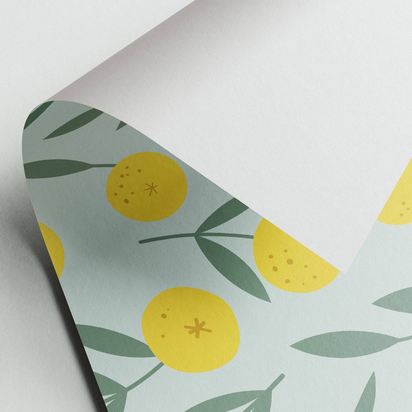 Gift wrapping paper - Lemons - No. 233
