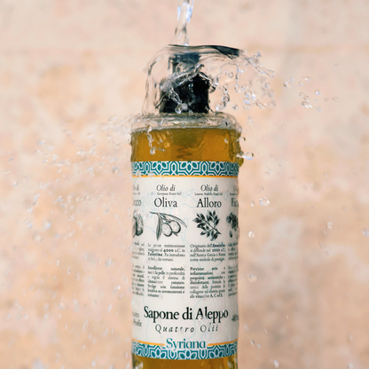 Liquid Aleppo Soap: a Mosaic of Precious Oils: 400 ml (bottle)