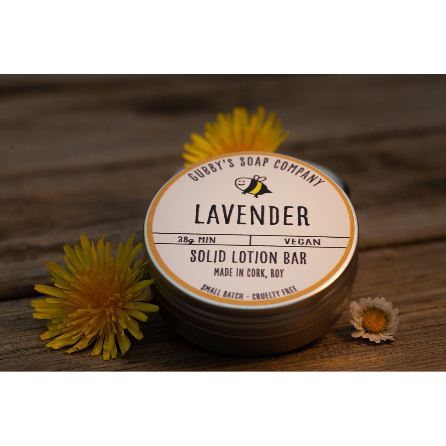 Vegan Solid Lotion Bar - Lavender