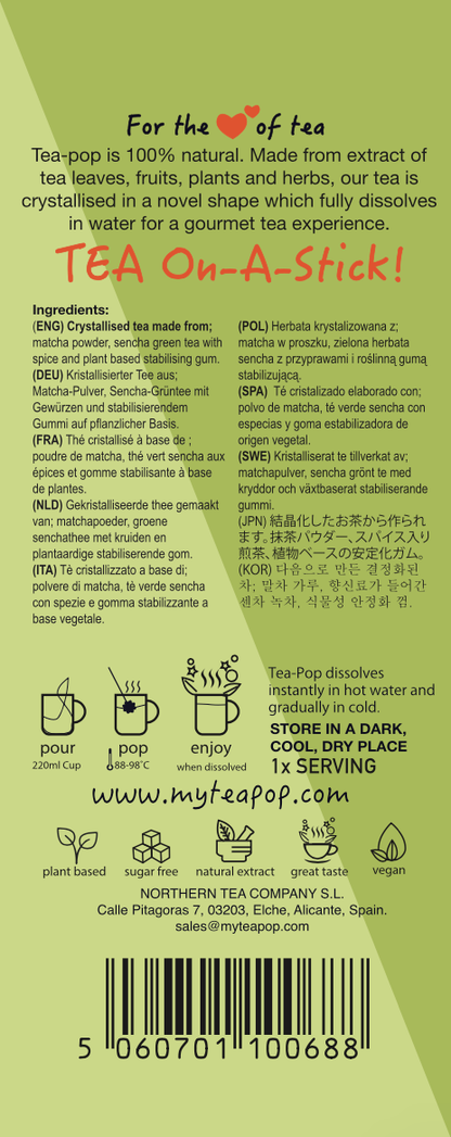 Matcha Gourmet TEA on-a-stick!