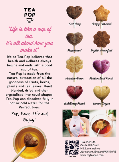 AppleBerry Gourmet TEA on-a-stick!