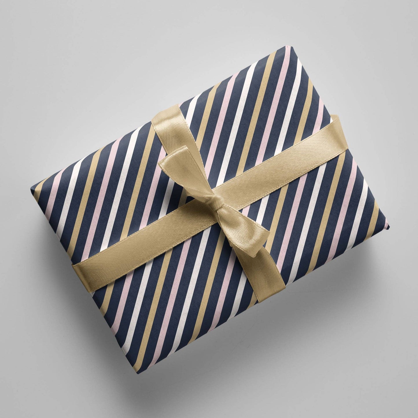 Gift wrapping paper - 3-color stripes - No. 237