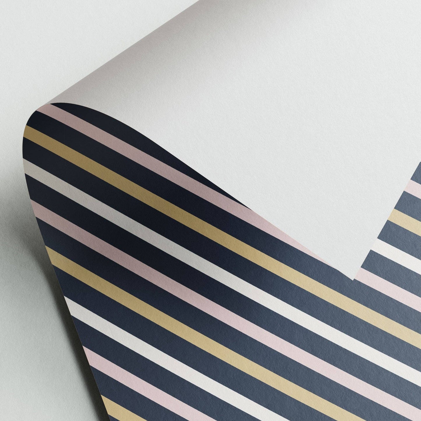 Gift wrapping paper - 3-color stripes - No. 237