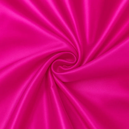 Satin pillow case Fuchsia 60 x 70 cm pillow size - Silky satin pillowcase / cushion cover