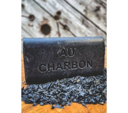 Savonnette Marseillaise Charcoal Soap 100g.