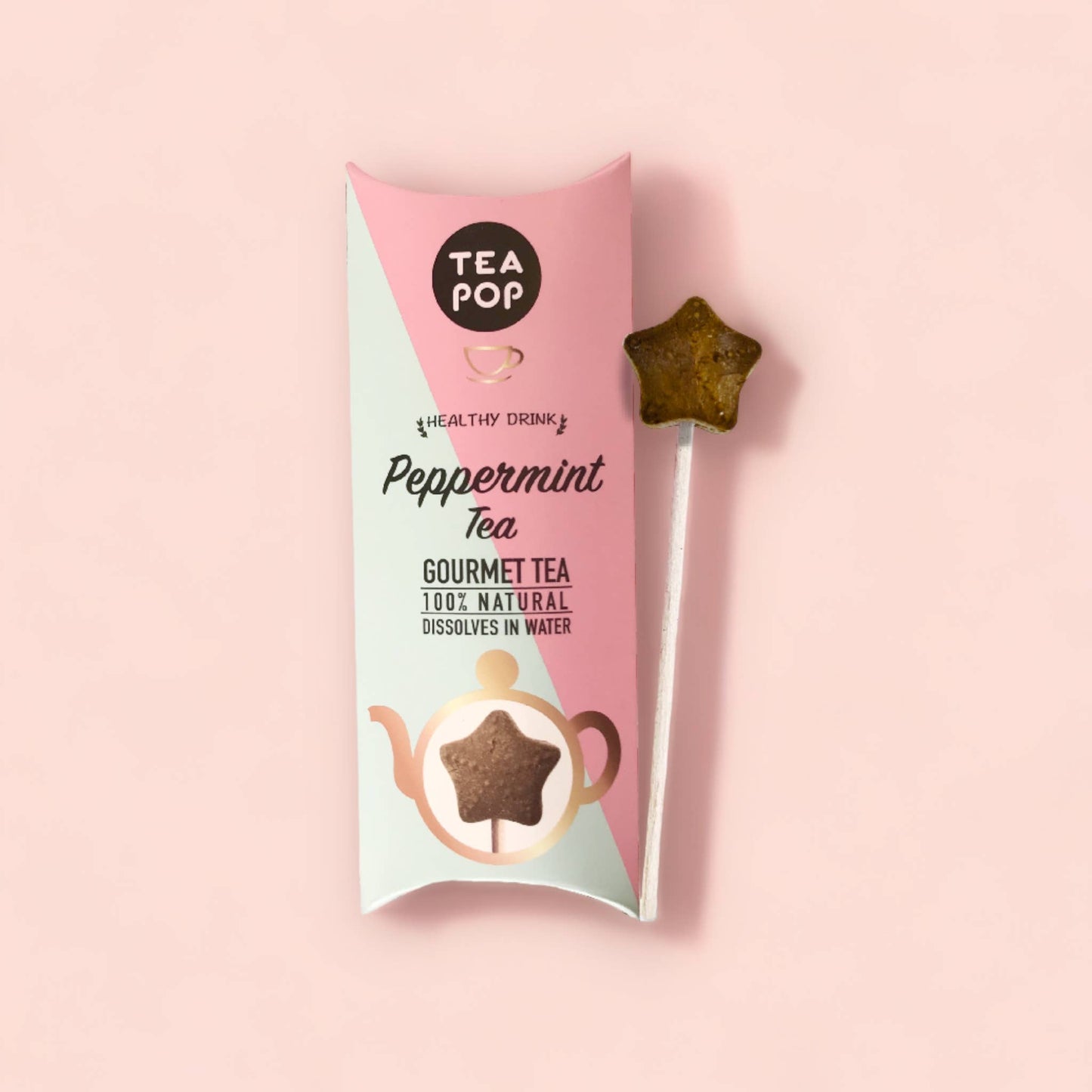Peppermint Gourmet TEA on-a-stick!