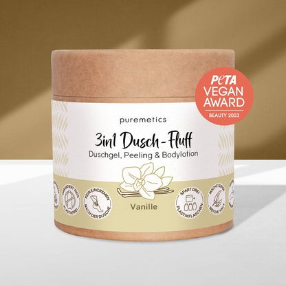3in1 shower fluff 'vanilla'