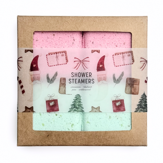 CHRISTMAS SHOWER STEAMERS | GIFT PACK 4PCS |