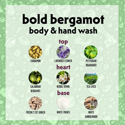 BODY & HAND WASH BOLD BERGAMOT 70ML