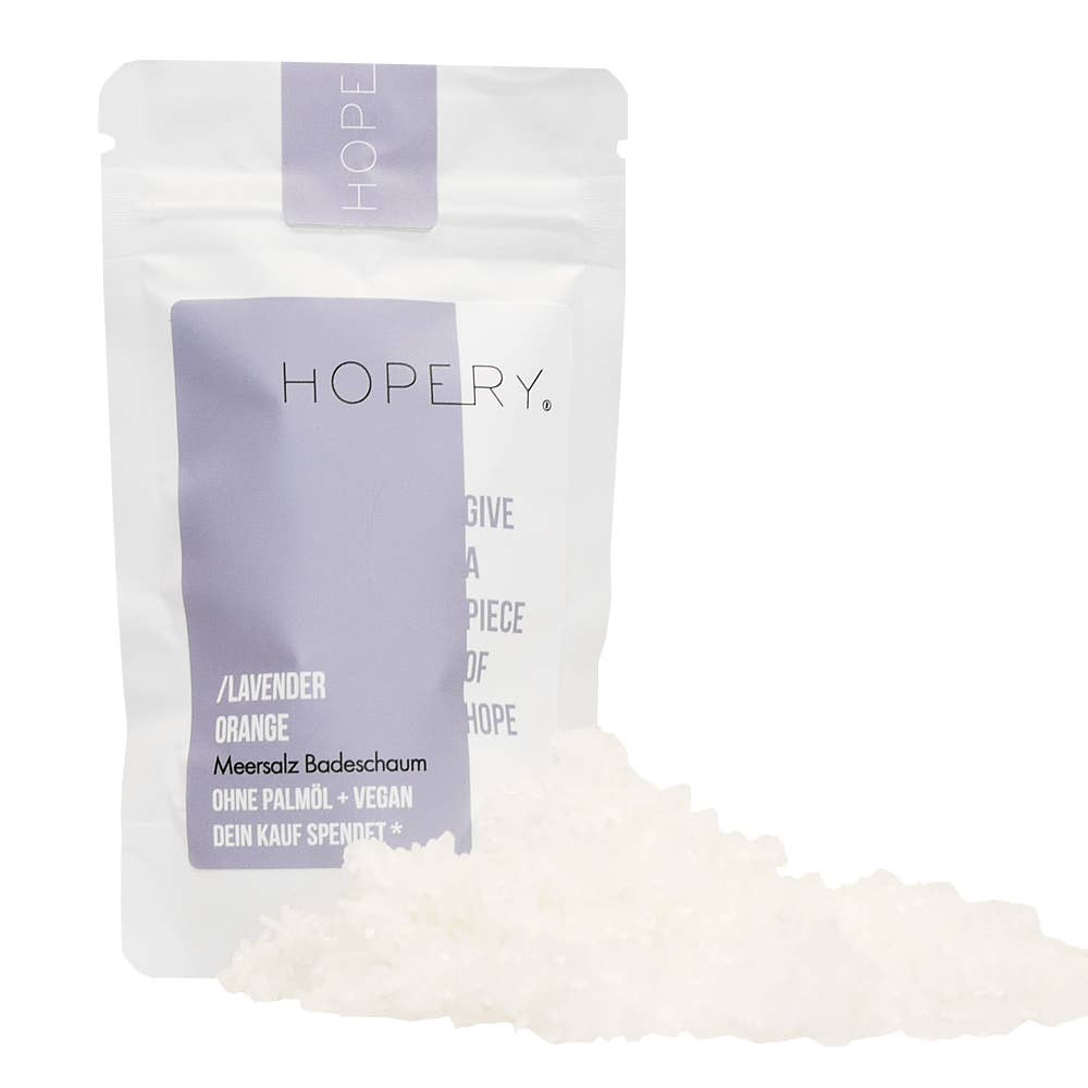 /Sea Salt Bath Foam - small - 70g Lavender Orange