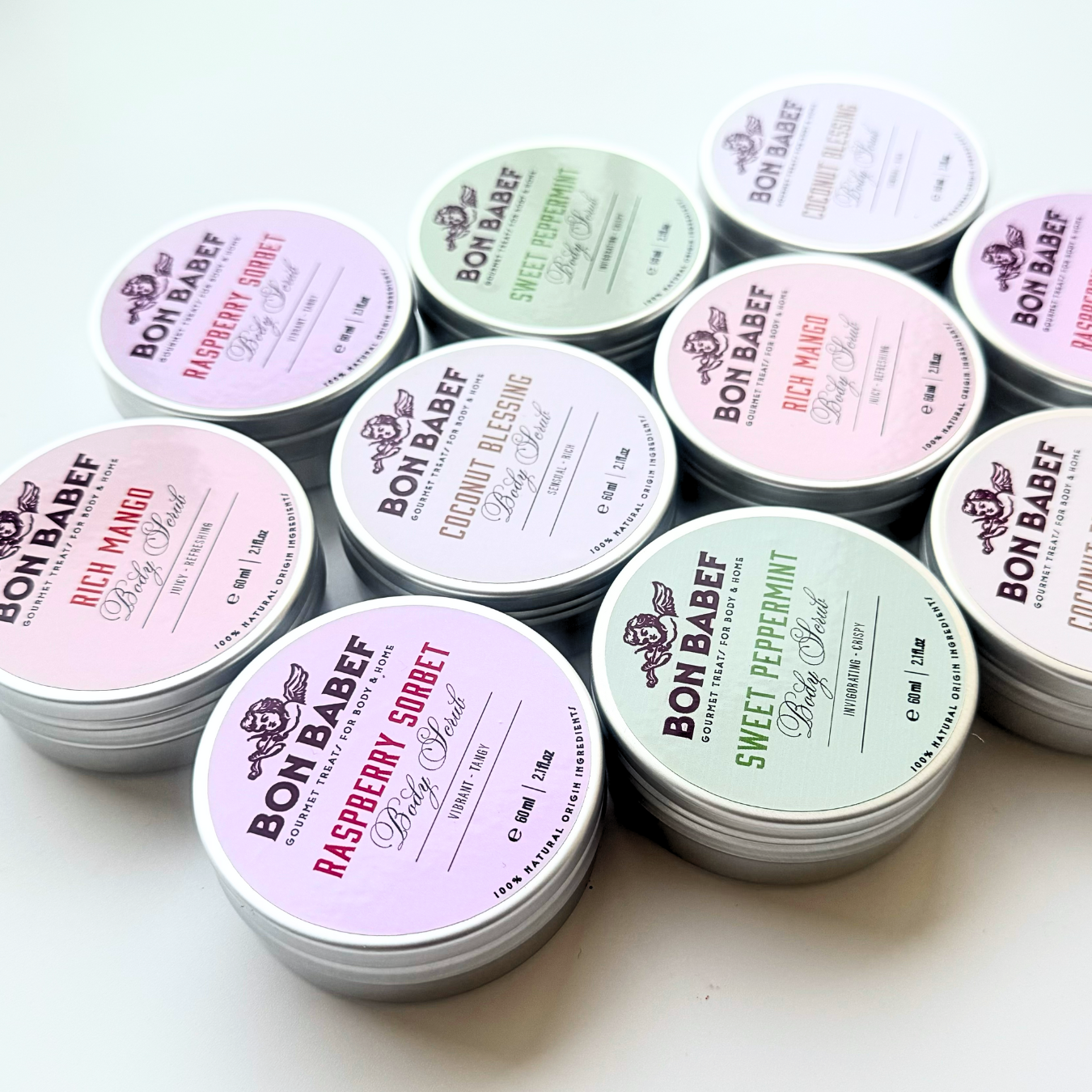 SALT BODY EXFOLIATOR SWEET PEPPERMINT 75g | 60ml