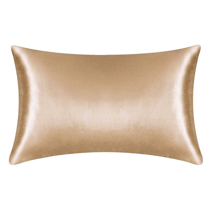 Satin pillow case kaki 60 x 70 cm standard pillow size - Silky satin pillowcase