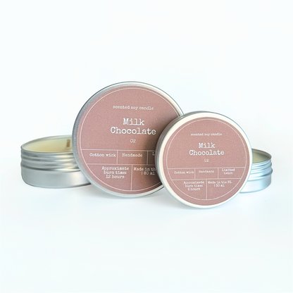 SOY WAX SCENTED CANDLE | MILK CHOCOLATE: Small