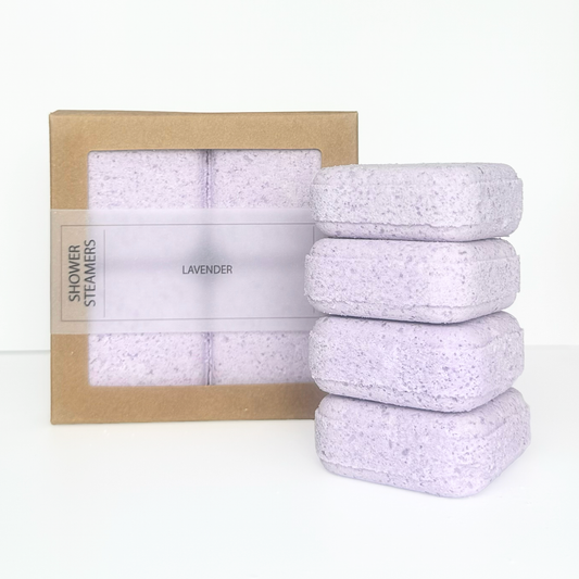 Natural Shower Steamers | Giftpack 4PCS | Lavender | 240g