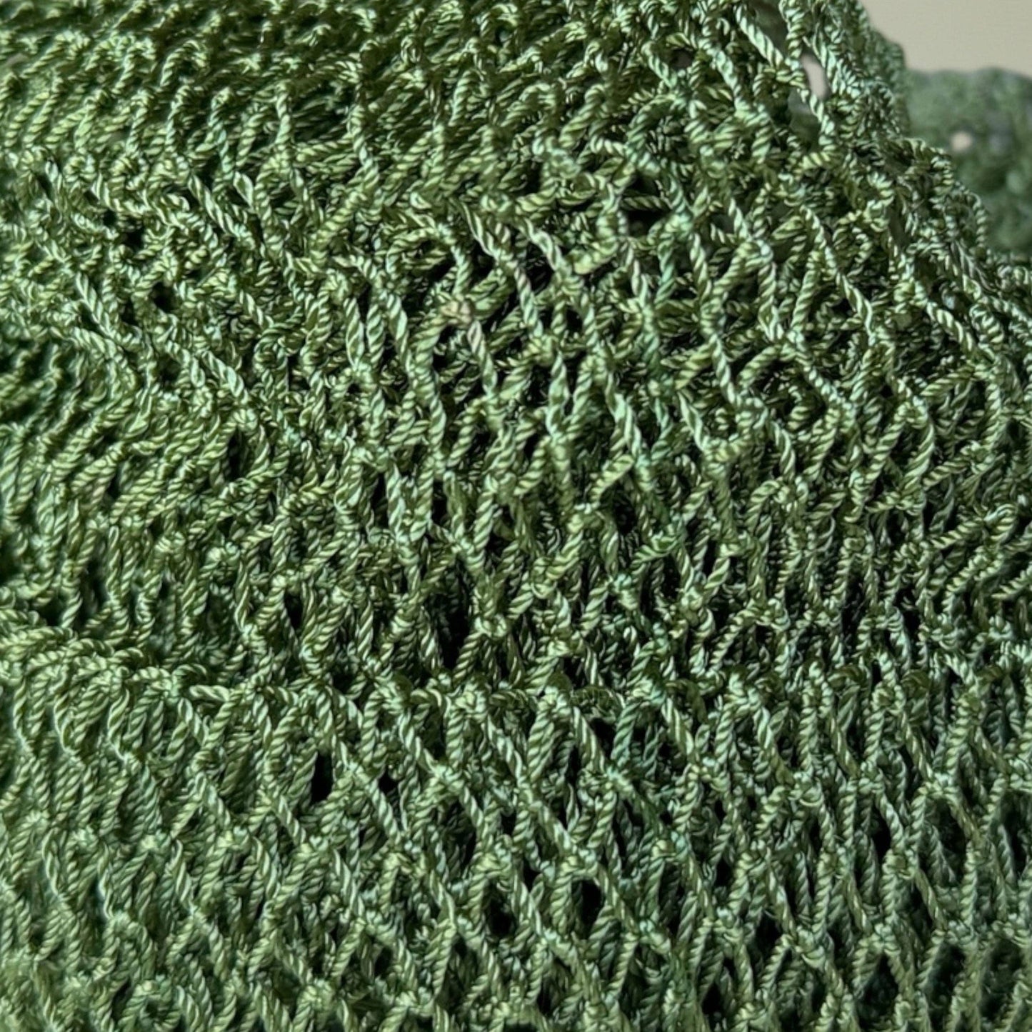 African net sponge / African exfoliating net / Sapo sponge - Army green