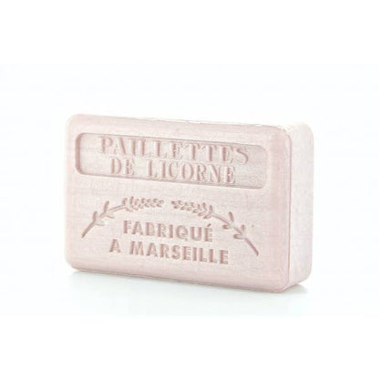 Savonnette Marseillaise unicorn glitter soap 125 g