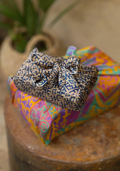 Recycled Sari Gift Wrap - 4 pack