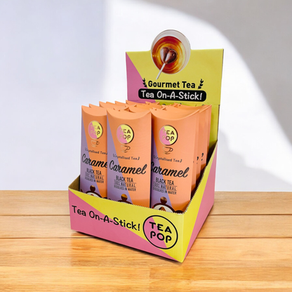 Crispy Caramel TEA on-a-stick!