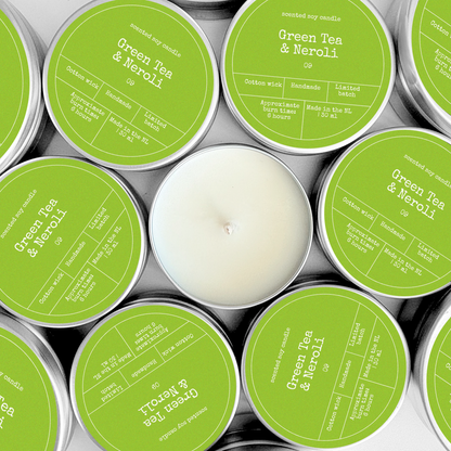 SOY WAX SCENTED CANDLE | GREEN TEA & NEROLI: Small