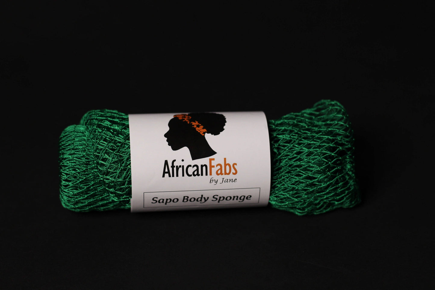 African net sponge / African exfoliating net / Sapo sponge - Army green