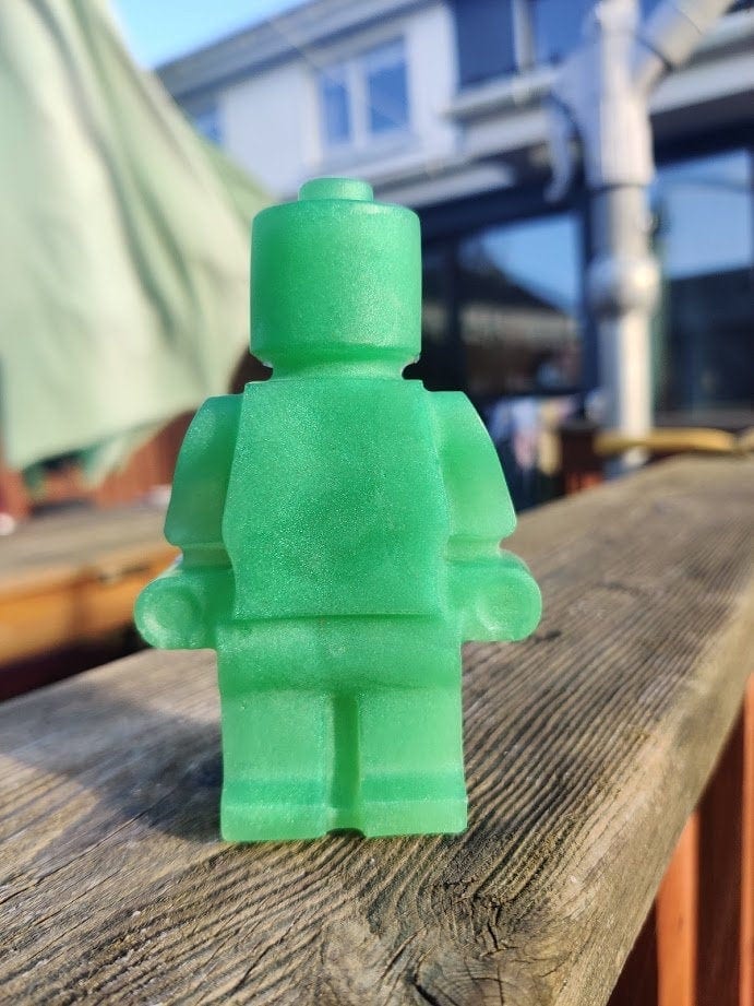 Vegan Kids Soap - Green Block Man