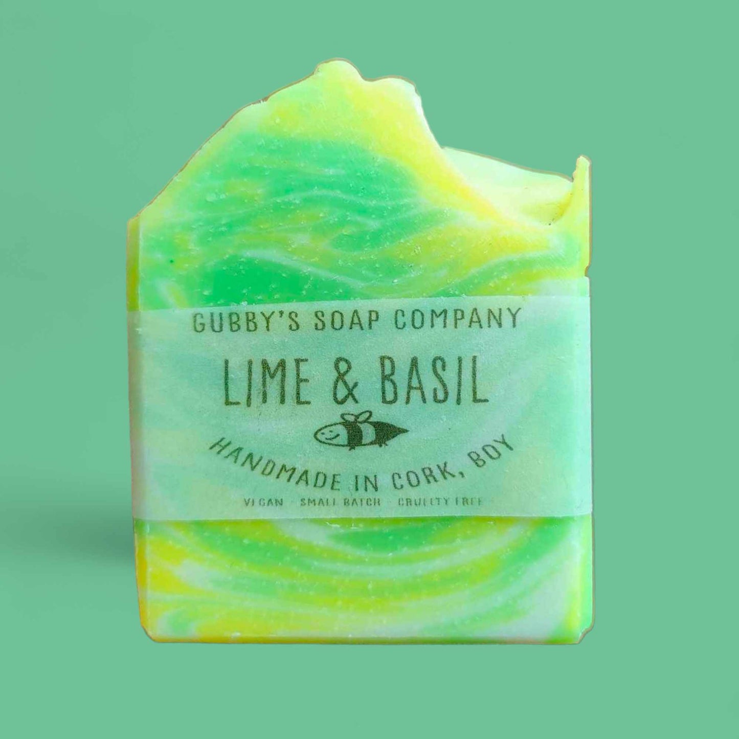 Handmade Vegan Soap - Lime & Basil