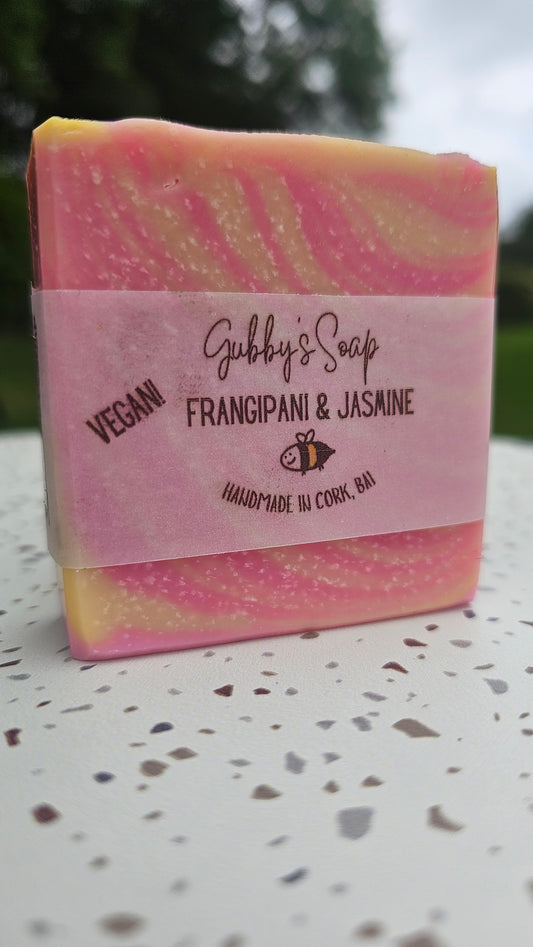 Handmade Vegan Soap - Frangipani and Jasmine