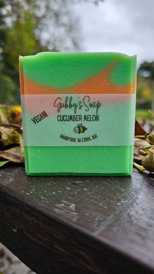 Handmade Vegan Soap - Cucumber Melon